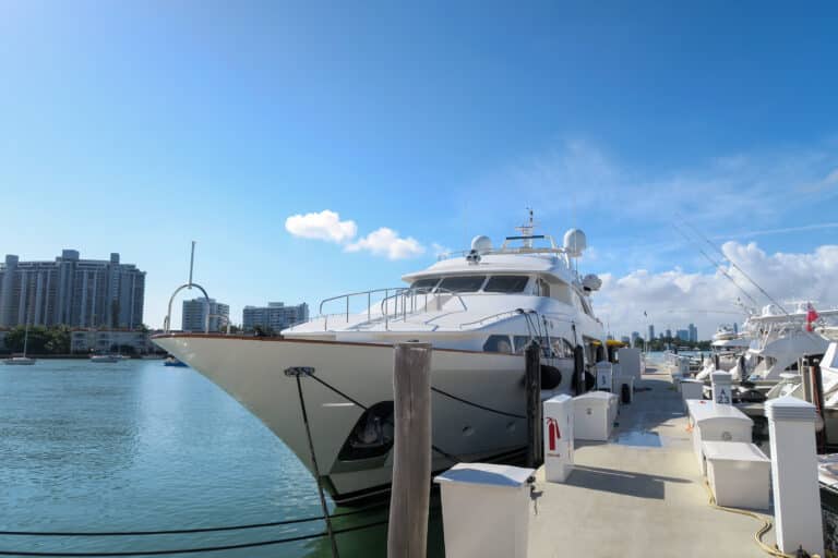 Yacht Motorized Roman Shades