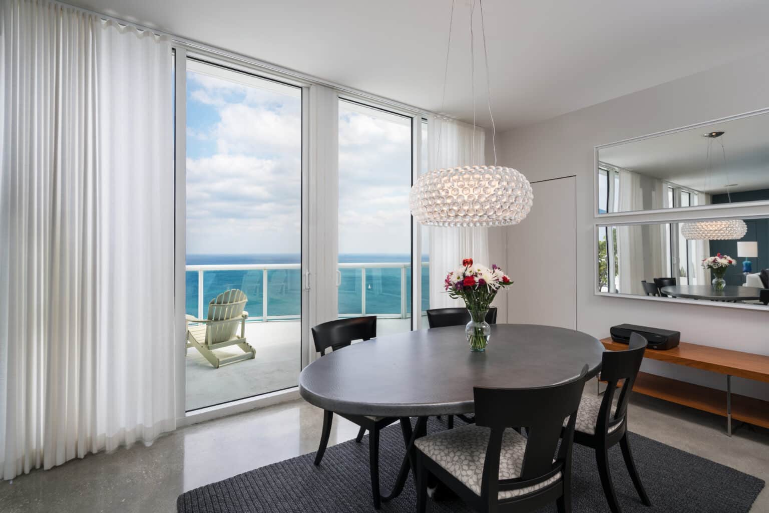 Ocean Front+Drapes+Ripplefolds+Sheer+Floor To Ceiling+Track+Ceiling Mount2