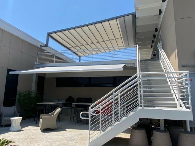 Markilux Pergola Stretch – Rooftop Integration at Lakeland Office Building