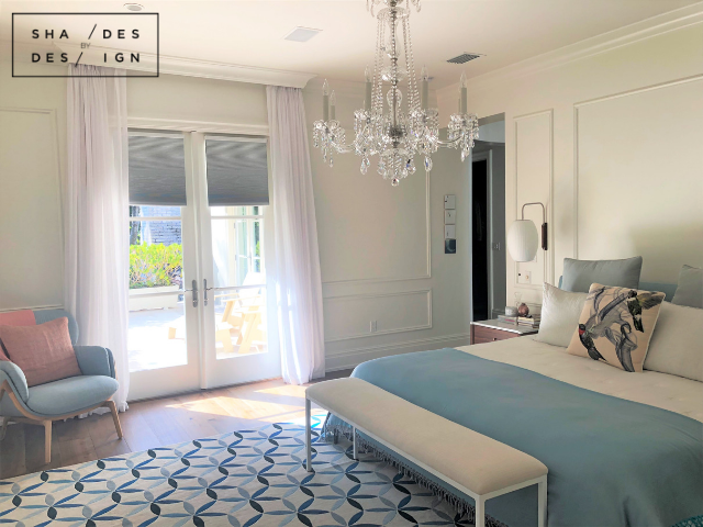 Coral gables Master Bedroom Drapery
