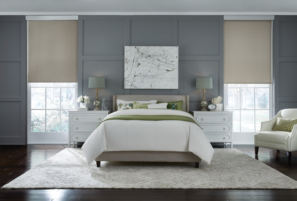 Lutron Shades for Bedroom