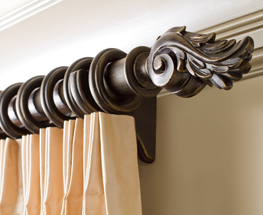 Hardware window treatments