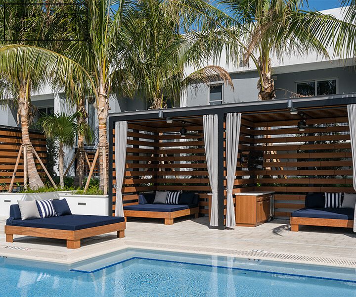 Rooftop Pool Curtains & Upholstery - Miami Outdoor Window Treatments 