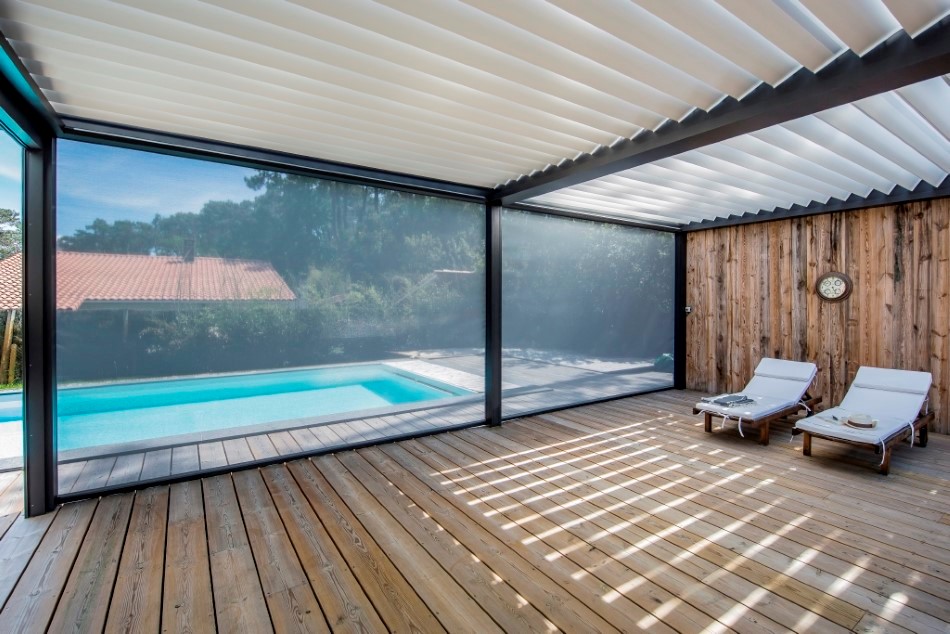 Pérgola aluminio Renson Camargue - Nunue Interiorismo en Sitges, Barcelona