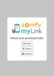 Somfy store mylink ifttt