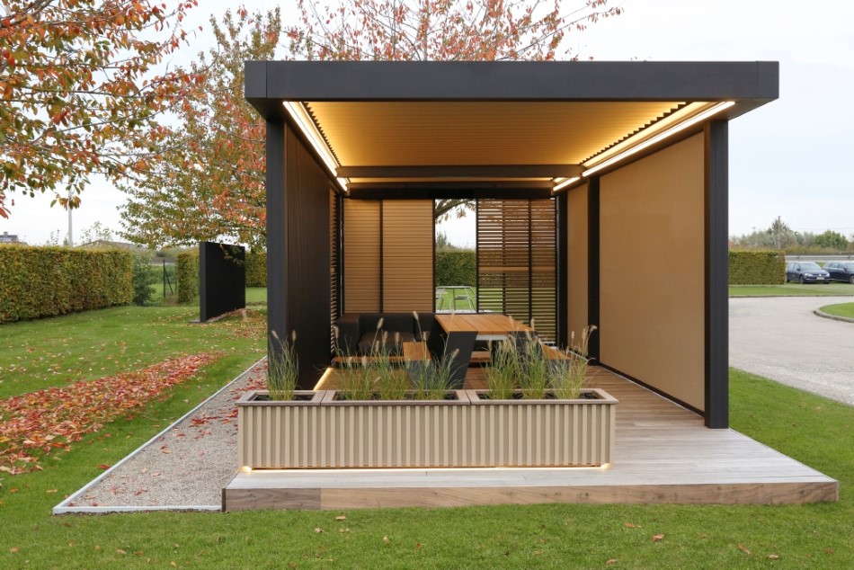 Pérgola aluminio Renson Camargue - Nunue Interiorismo en Sitges, Barcelona